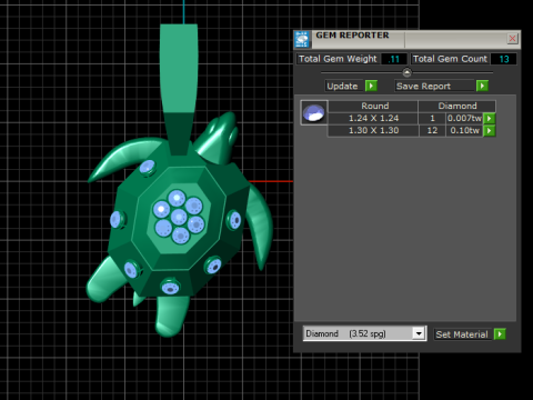 TURTLE PENDANT 3D PRINTABLE MODEL 3D Model