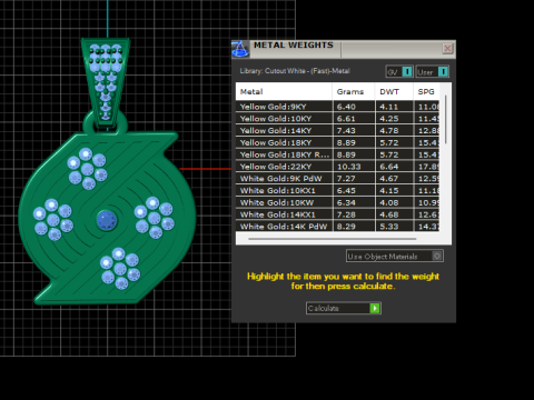 FANCY EMERALD PENDANT 3D PRINTABLE MODEL 3D मॉडल