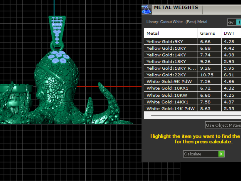 OCTOPUS PENDANT 3D PRINTABLE MODEL 3D 모델