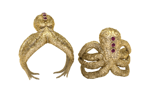 OCTOPUS RING 3D PRINTABLE MODEL 3D Модель
