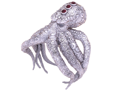 OCTOPUS RING 3D PRINTABLE MODEL 3D Модель