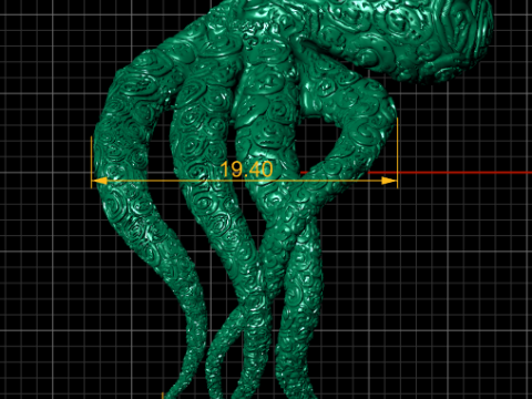 OCTOPUS RING 3D PRINTABLE MODEL 3D Модель