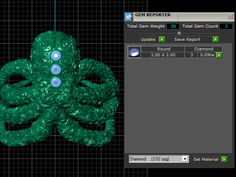 OCTOPUS RING 3D PRINTABLE MODEL 3D Модель