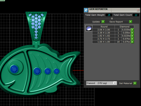 FISH PENDANT 3D PRINTABLE MODEL 3D Model