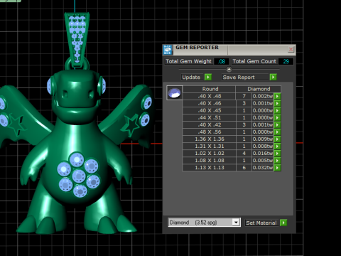 FLYING DRAGON PENDANT 3D PRINTABLE MODEL 3D Model