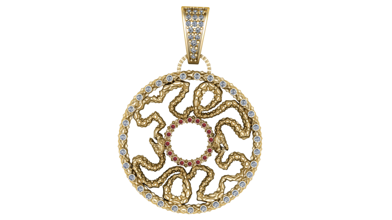 ANTIQUE COIN PENDANT 3D PRINTABLE MODEL 3Dモデル .c4d .max .obj .3ds .fbx .stl .blend 