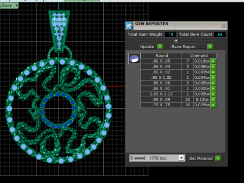 ANTIQUE COIN PENDANT 3D PRINTABLE MODEL 3Dモデル