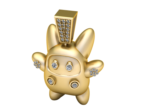 CUTE TOY PENDANT 3D PRINTABLE MODEL 3Dモデル