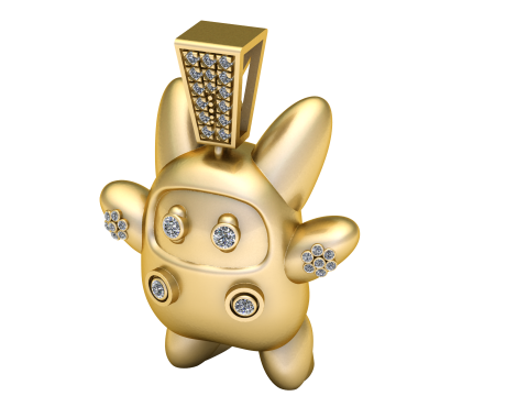CUTE TOY PENDANT 3D PRINTABLE MODEL 3D 모델