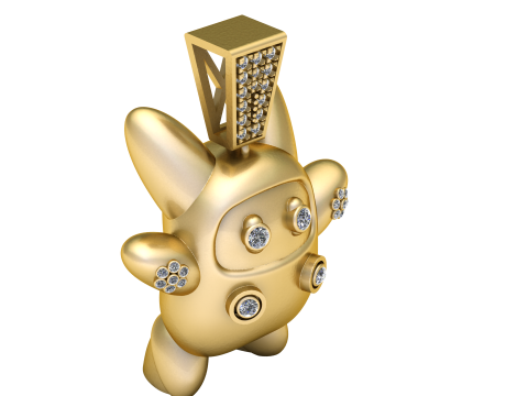 CUTE TOY PENDANT 3D PRINTABLE MODEL 3D 모델