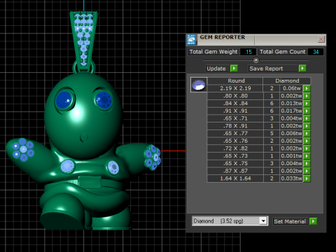 CARTOON CHARACTER PENDANT 3D PRINTABLE MODEL 3D 모델