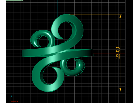 STYLISH GOLDEN RING 3D PRINTABLE MODEL 3D Model
