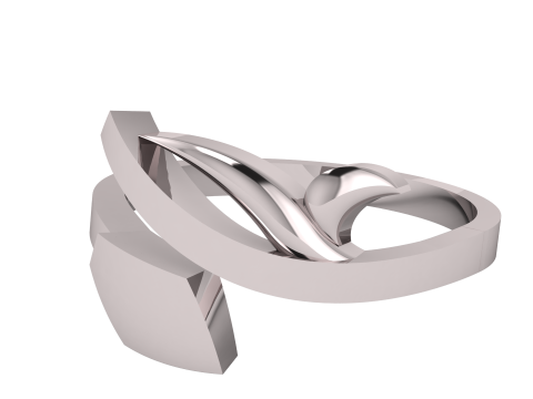 PRECIOUS GOLD RING 3D PRINTABLE MODEL Modèle 3D