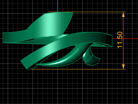 PRECIOUS GOLD RING 3D PRINTABLE MODEL 3D Model