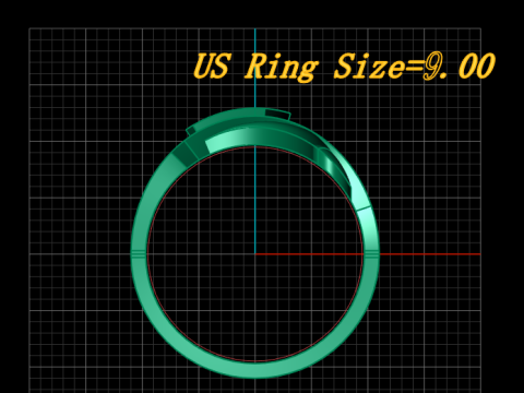 PRECIOUS GOLD RING 3D PRINTABLE MODEL Modèle 3D