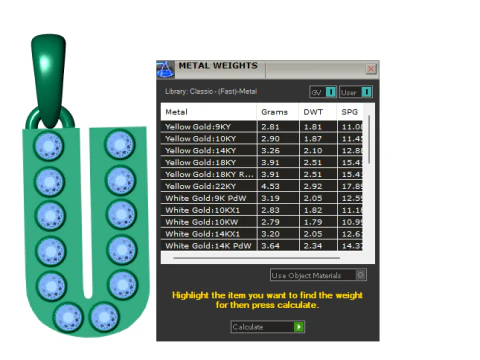 HIP HOP ALPHABET U PENDANT 3D PRINTABLE MODEL 3D Model