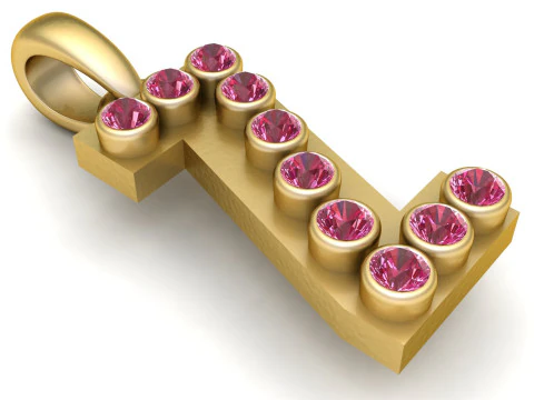 HIP HOP ALPHABET Z PENDANT 3D PRINTABLE MODEL 3D Model