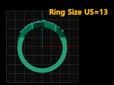 Wishbone ring pandant 3D PRINTABLE MODEL Model do druku 3D