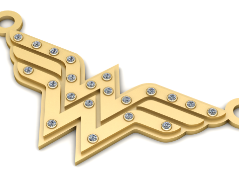 Cynthia Miranda pendant 3d printable model 3D 프린트 모델