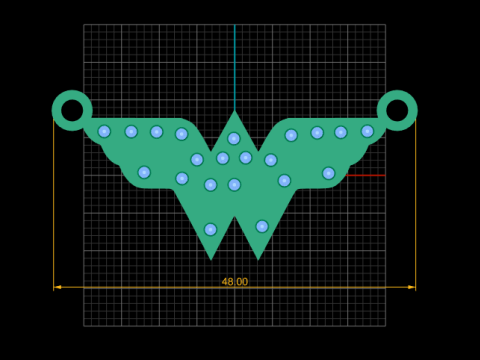 Cynthia Miranda pendant 3d printable model 3D 프린트 모델