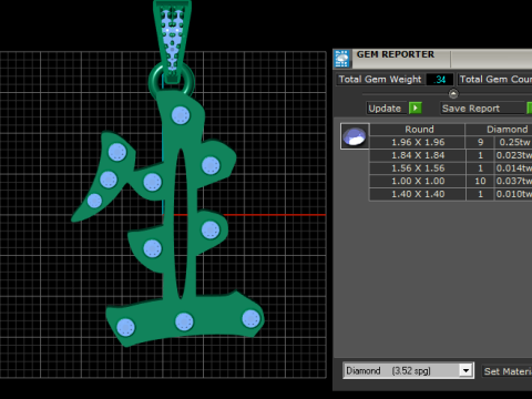 Hip Hop Anchor pendant 3d printable model 3Dプリントモデル