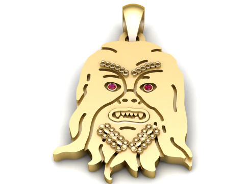 Malaika pandant 3D printed model 3D Print Model