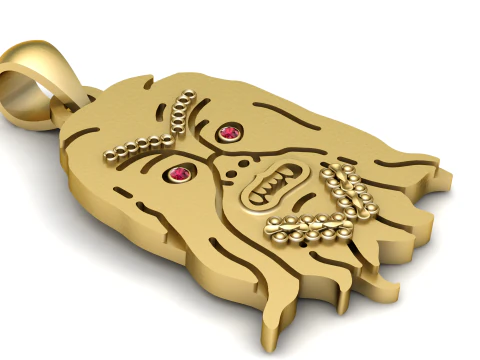 Malaika pandant 3D printed model 3D Print Model