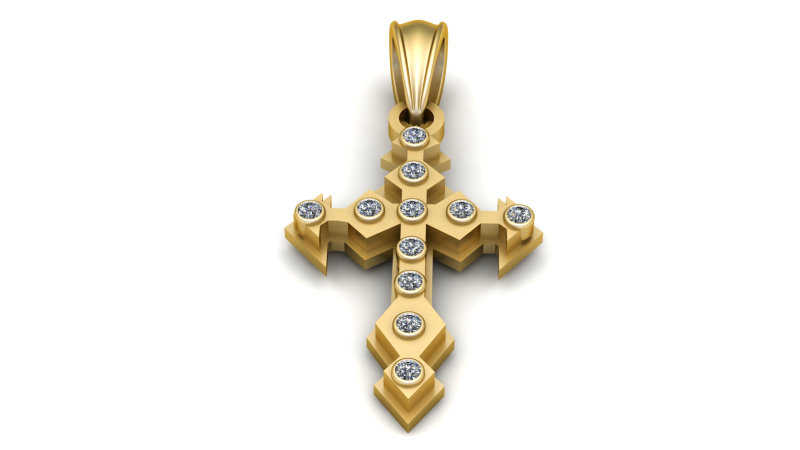 ZHOUYANG pandant 3d printable model Modello di stampa 3D .c4d .max .obj .3ds .fbx .stl .blend 