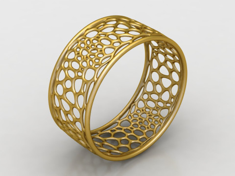 Stylish ring pandant 3d printble model 3D Принт Модель