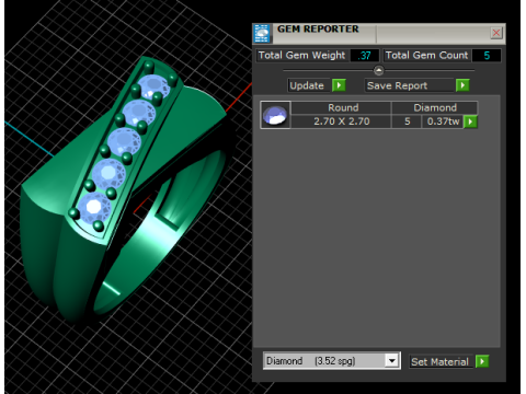 Ring pandant 3d printble modle Model do druku 3D