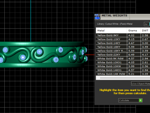 FANCY ENGAGEMENT RING 3D PRINTABLE MODEL 3D 打印模型
