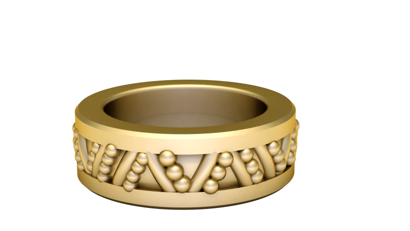STYLISH RING FOR COUPLE 3D PRINTABLE MODEL 3D Baskı Modeli .c4d .max .obj .3ds .fbx .stl .blend 