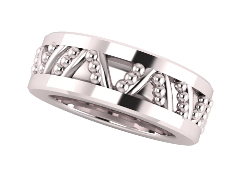 STYLISH RING FOR COUPLE 3D PRINTABLE MODEL 3D Print Model
