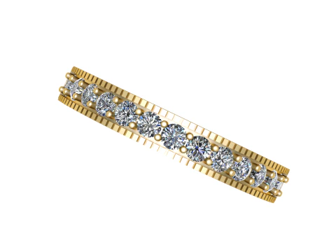 PROSTY MODEL BRANSOLETKI Z DIAMENTEM DO WYDRUKOWANIA 3D Model do druku 3D