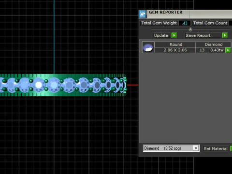 SIMPLE DIAMOND WEDDING RING 3D PRINTABLE MODEL 3D Print Model