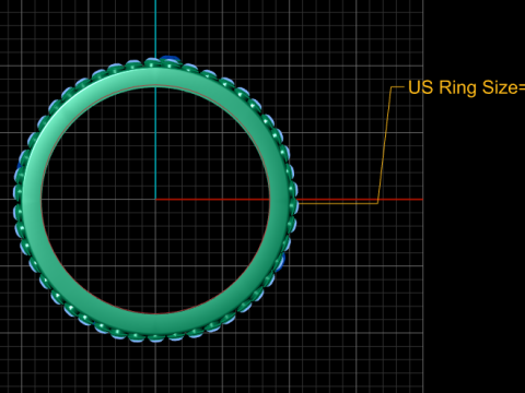 DIAMOND BEZAL RING 3D PRINTABLE MODEL Modèles 3D en vedette