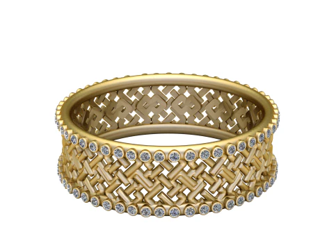 ユニークなデザインのリング 3D 印刷可能モデル 3Dプリントモデル