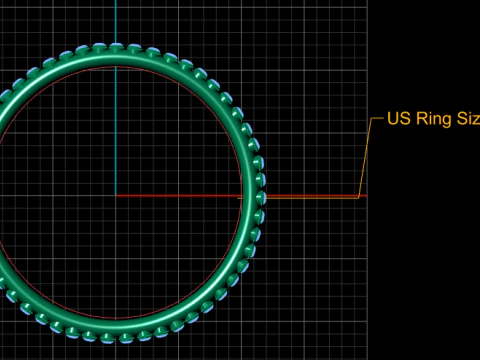 ユニークなデザインのリング 3D 印刷可能モデル 3Dプリントモデル