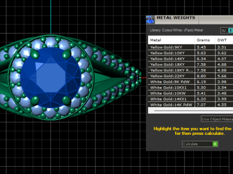 PRECIOUS RED RUBY RING 3D PRINTABLE MODEL Model Cetak 3D
