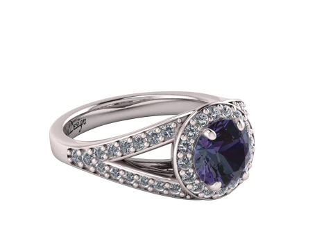 PRECIOUS RED RUBY RING 3D PRINTABLE MODEL 3D Print Model