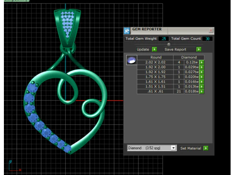 UNIQUE HEART DESIGN PENDANT 3D PRINTABLE MODEL 3D Print Model