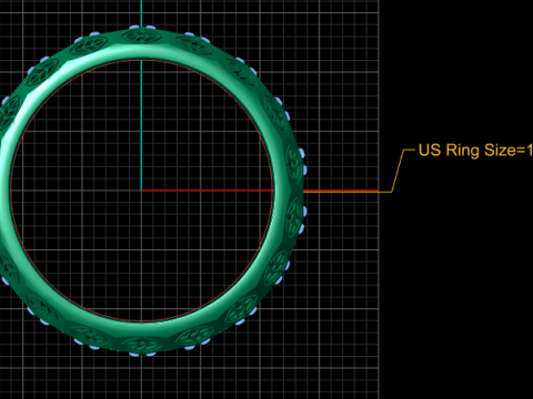 FILIGREE GOLD RING 3D PRINTABLE MODEL 3D Принт Модель