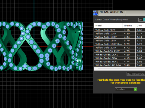 HEARTS DESIGN GOLDEN RING 3D PRINTABLE MODEL 3D 打印模型