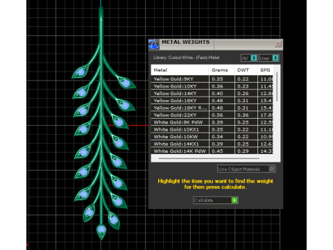 VILLOSA LEAF DESIGN PENDANT 3D PRINTABLE MODEL 3D-Druckmodell