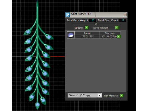VILLOSA LEAF DESIGN PENDANT 3D PRINTABLE MODEL 3D-Druckmodell