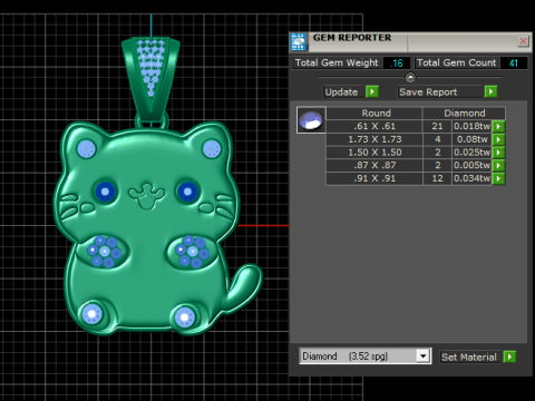 CUTE BABY CAT PENDANT 3D PRINTABLE MODEL Modelo de Impressão 3D