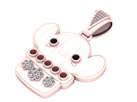 CARTOON IN PLANT POT PENDANT 3D PRINTABLE MODEL 3D-printmodel