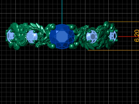 PREZIOSO ANELLO DI FIDANZAMENTO CON RUBINO MODELLO STAMPABILE 3D Modello di stampa 3D