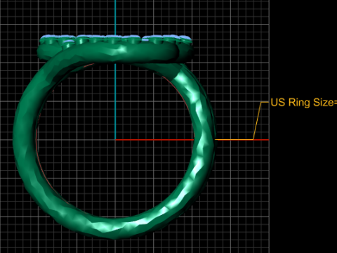 DOUBLE HEART DESIGN RING 3D PRINTABLE MODEL Model do druku 3D