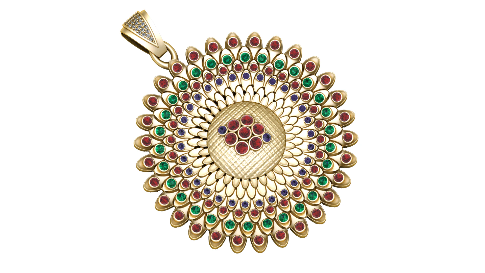 RUSSIAN STYLISH PENDANT 3D PRINTABLE MODEL 3D Print Model .c4d .max .obj .3ds .fbx .stl .blend 